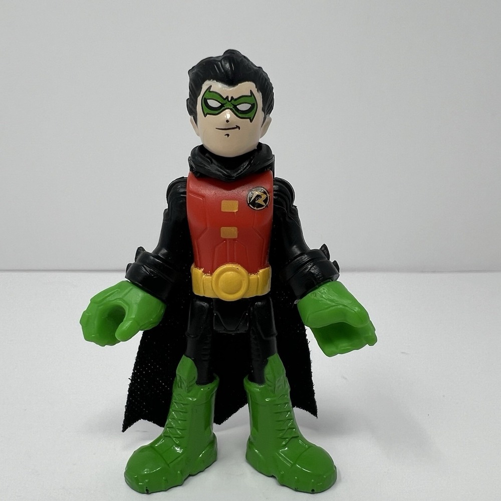 Imaginext Robin Batman‎ Super Friends Mini Action Figures Super Hero Toys